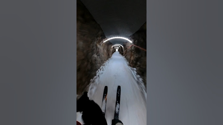 La piste noire du Tunnel ⬛️⚠️