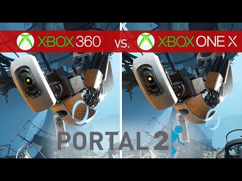 Portal 2 Comparison - Xbox 360 vs. Xbox One X