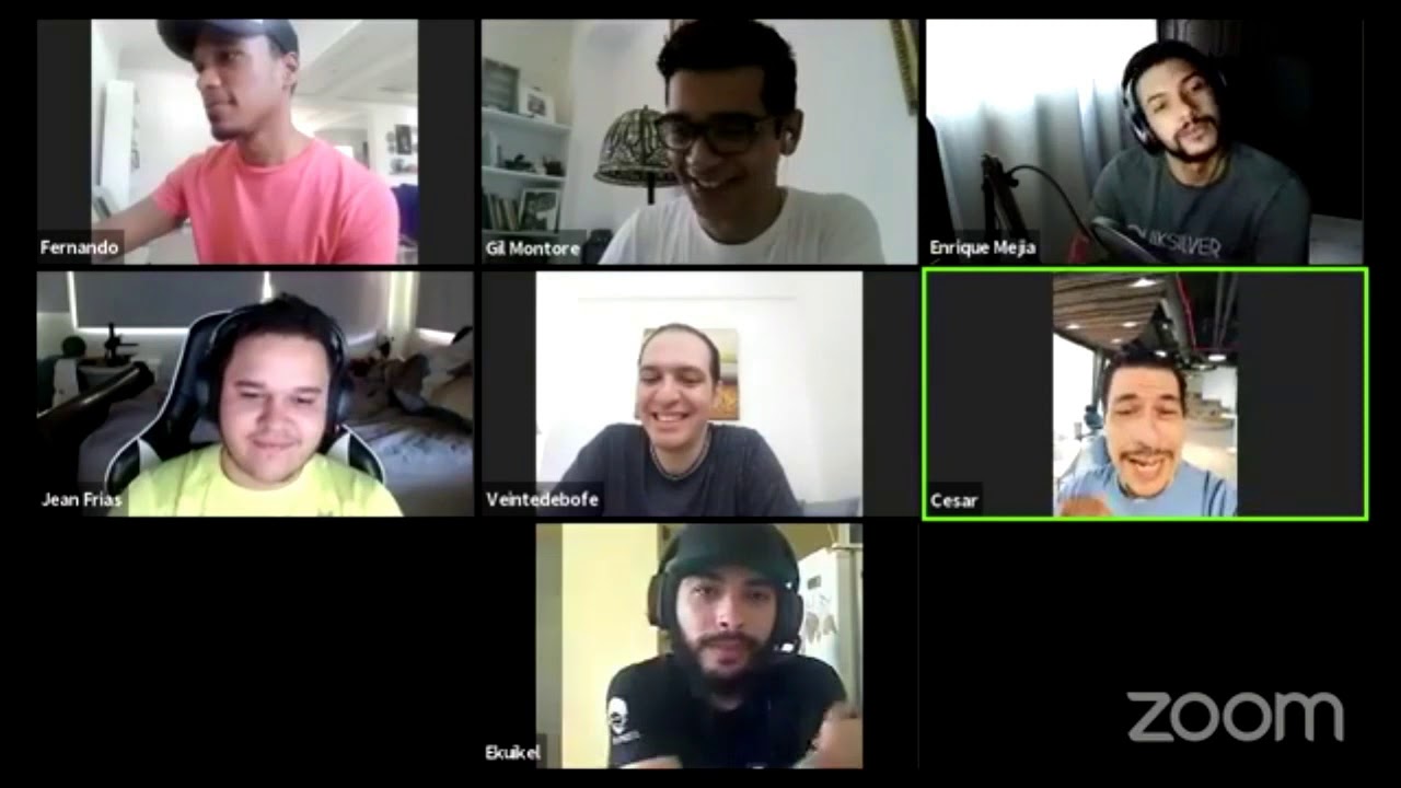 Conversación con Gamers Dominicano | Enrique Sin H, Ekuikel, Jingibri & VeintedeBofe