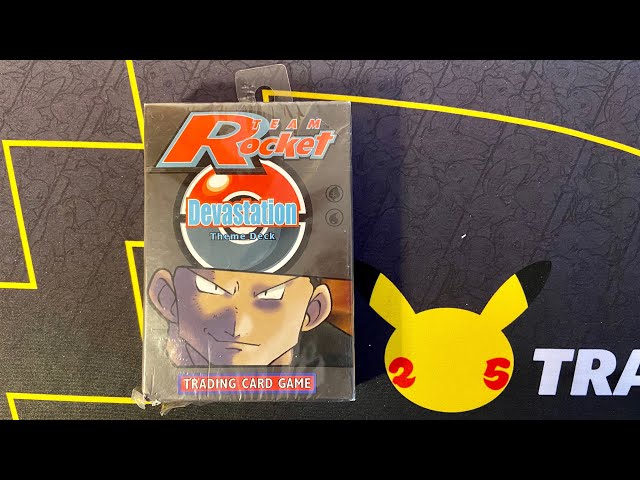 Team Rocket Devastation Theme Deck Opening & Nostalgia Memories