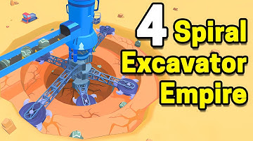 Spiral Excavator Empire Part 4 Gameplay Walkthrough | iOS, Android, Casual - Simulation Game