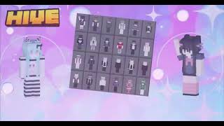 ⋅⋅⋅☽⛧☾⋅⋅⋅ 50  cosmetics skin pack ⋅⋅⋅☽⛧☾⋅⋅⋅ MCPE/MCBE 1.21  WORKS ON HIVE! ☽ ⋆˚₊⋆ ☁︎
