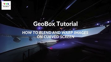 GeoBox tutorial: Edge blending and warping on curved surface