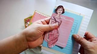 Fashion Pattern Clasp Envelope Junk Journal Part 2--SOLD