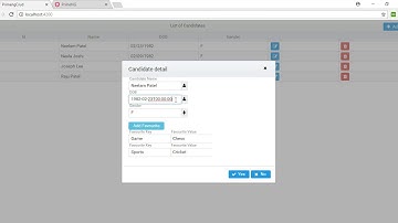 Angular 5 Tutorial - PrimeNG CRUD application Part4