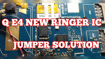 QMOBILE E4 NEW RINGER IC JUMPER/q mobile e4 sound ic
