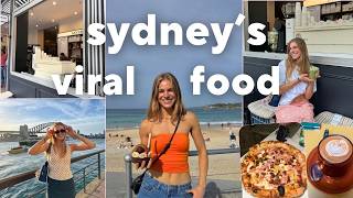 Everything I ate in Sydney! Testing viral spots, acai bowls, matcha + more!
