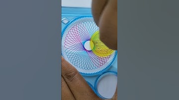 Spirograph with enhanced #sound#asmrsounds #satisfying#reels