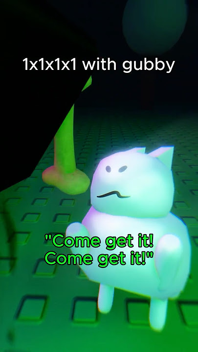 1x1x1x1 giving treats to gubby forsaken animation meme #forsaken #roblox #1x1x1x1 #gubby
