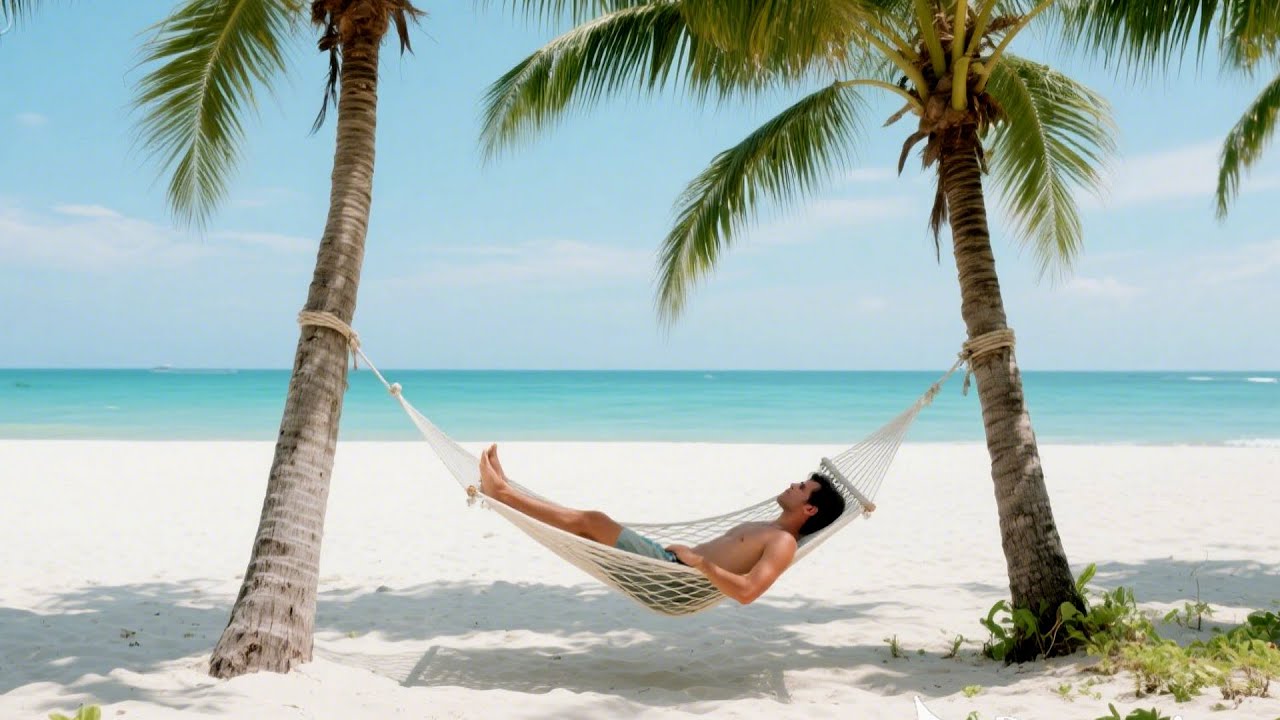 Tropical Beach Harmony Breaths Deeper Than Night For Gentle Dream Waves 🌊