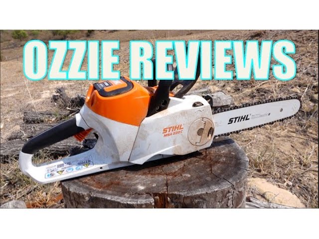 Teste matos: tronçonneuse à batterie Stihl MSA 120 C