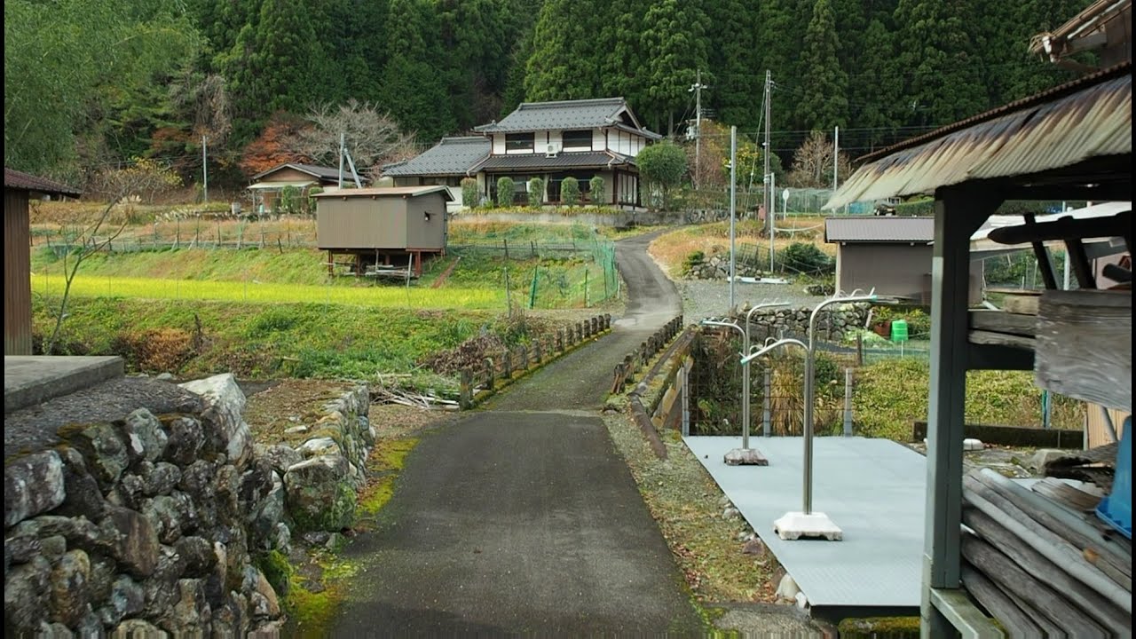 茅葺きが残る美山町宮脇【古民家が多い集落】Miyamacho Miyawaki, Kyoto, Japan