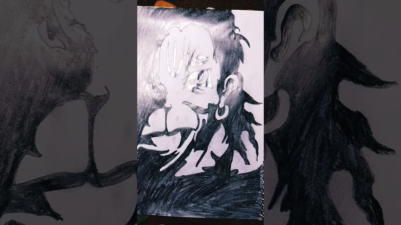 #hanuman #shortsfeed #shortvideo #art #drawing #hunumanstatus #hanumandrawing jai shree Ram