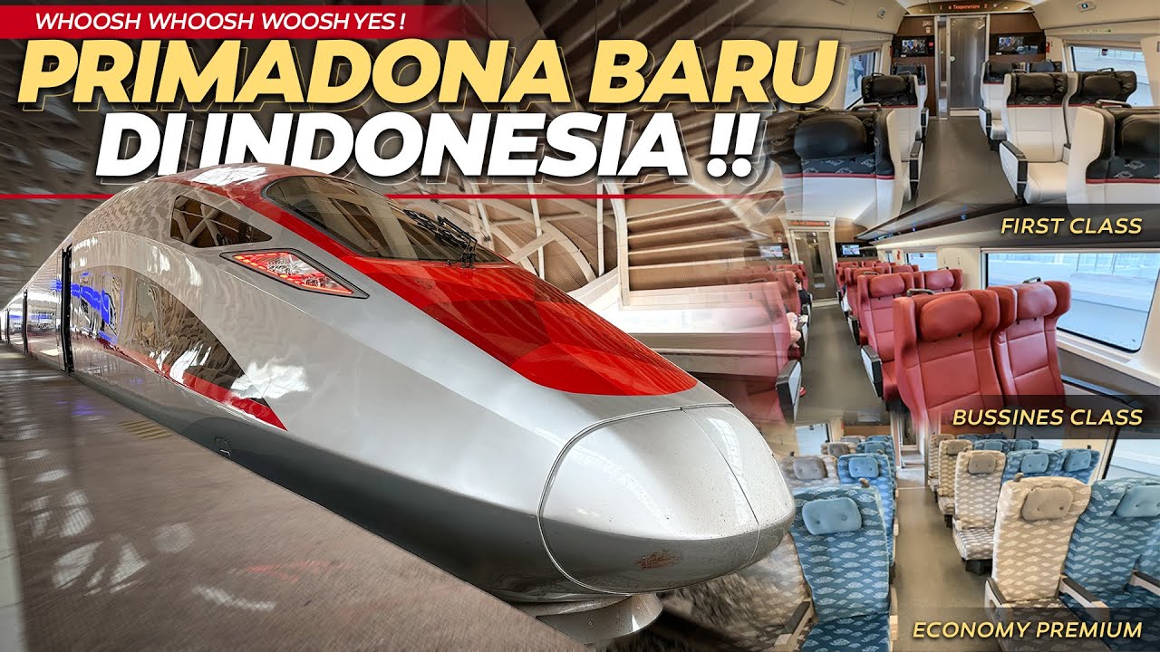 PRIMADONA BARU DI INDONESIA‼️ Kereta Cepat Pertama di Indonesia | Trip KCIC Whoosh Bandung - Jakarta