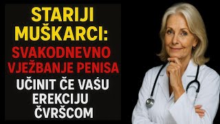 Stariji muškarci: svakodnevno vježbanje penisa učinit će vašu erekciju čvršćom.
