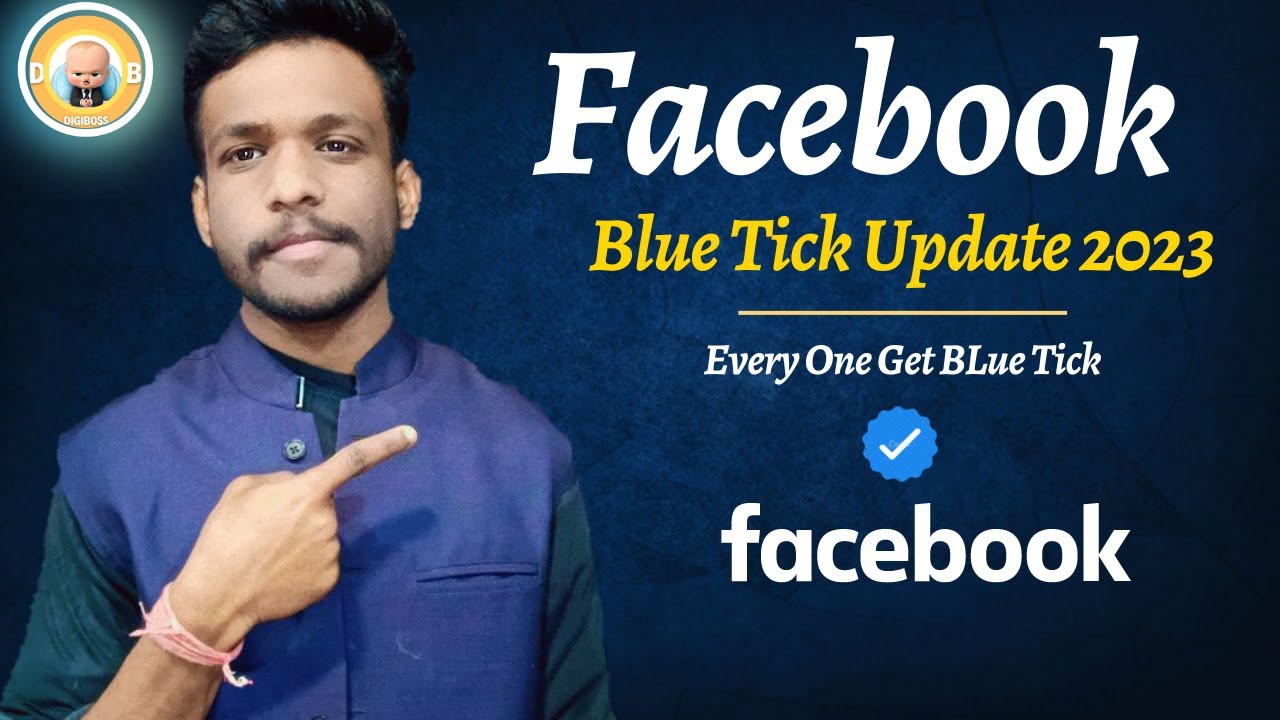 Facebook Blue Tick Update 2023 Facebook blue Badge Update 2023 FB