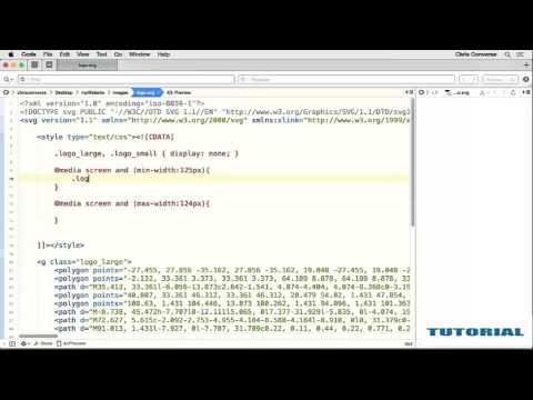 018 Adding media queries to an SVG  (Web Design: Advanced Techniques)