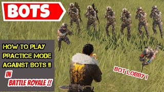 How to play practice mode in Battle Royale against bots !! (It really work) #codm #codmobile #gaming