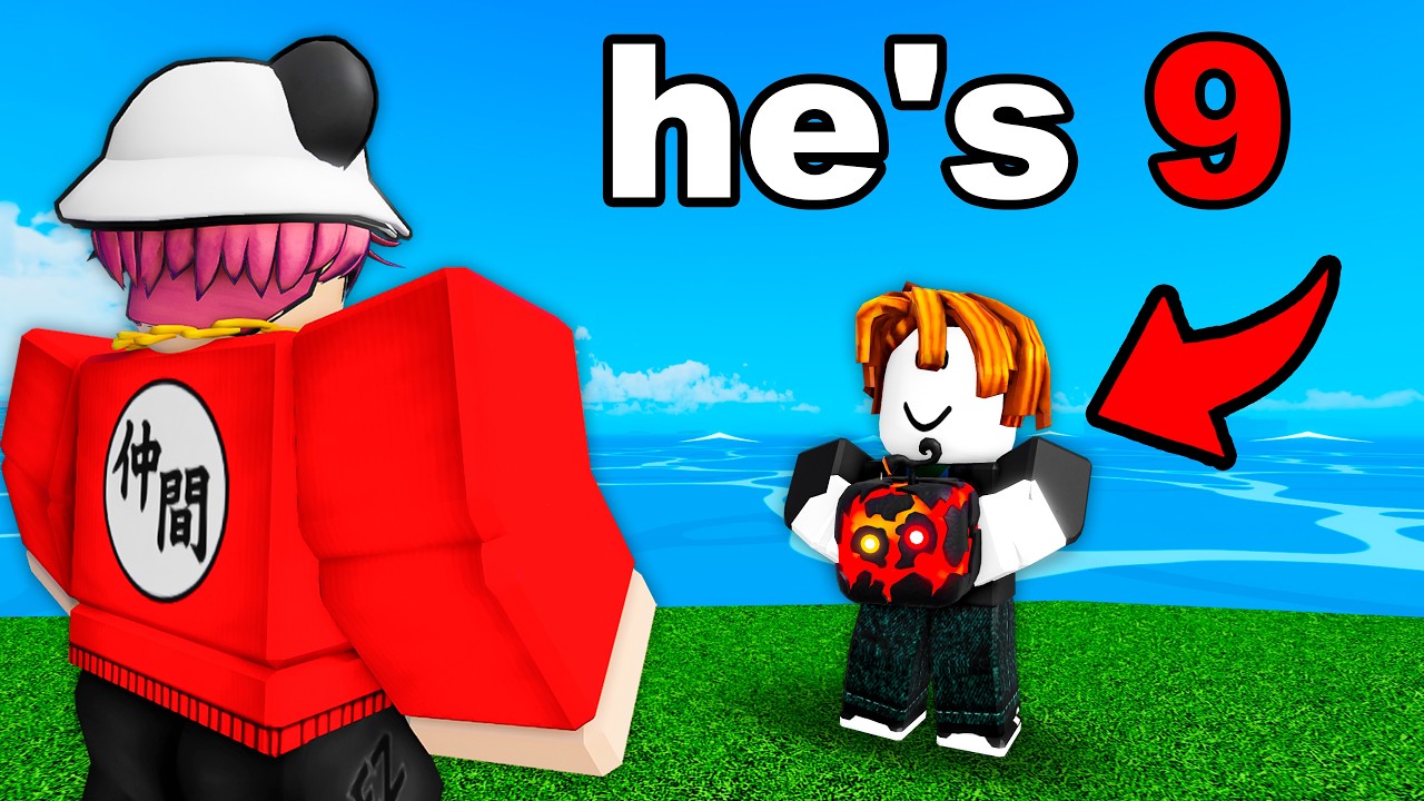 I Met The NICEST Kid In Blox Fruits!