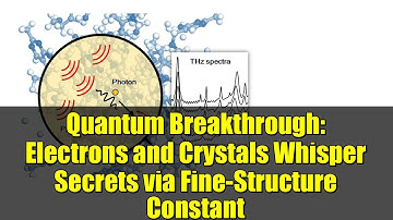 Quantum Breakthrough: Electrons and Crystals Whisper Secrets via Fine-Structure Constant