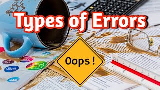 1.4. Types of Errors | PA-1 | TPL