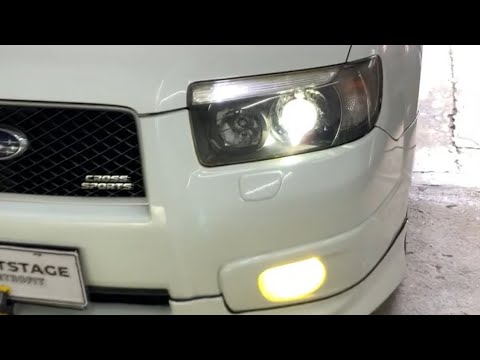 SUBARU FORESTER Headlights Retrofit, BiLED Projector Headlights - YouTube