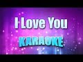 Evans, Faith - I Love You (Karaoke & Lyrics)