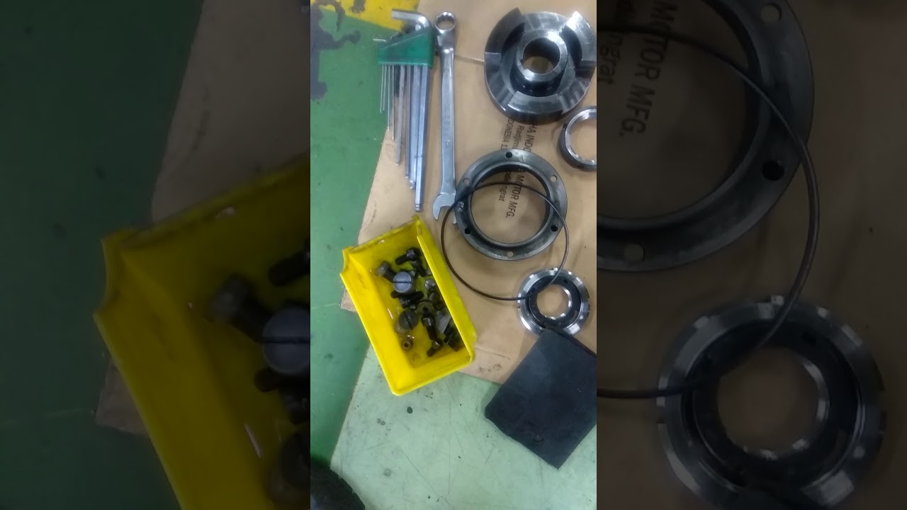 Proses pembongkaran spindle Regulating wheel mesin centereless grinding wheel YouTube