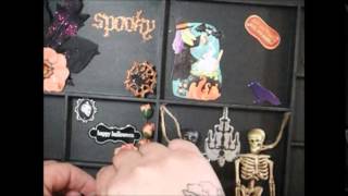 Halloween Shadow Box - Start To Finish
