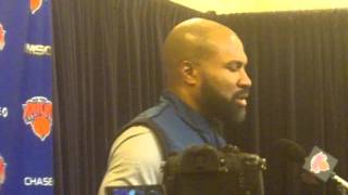 Derek Fisher discusses impact of Derrick Williams & Kyle O'Quinn, health of Carmelo