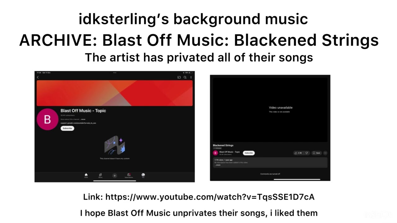 ARCHIVE - Blast Off Music: Blackened Strings | idksterling’s background music