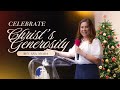 Celebrate Christ's Generosity | Rev. Ana Anada