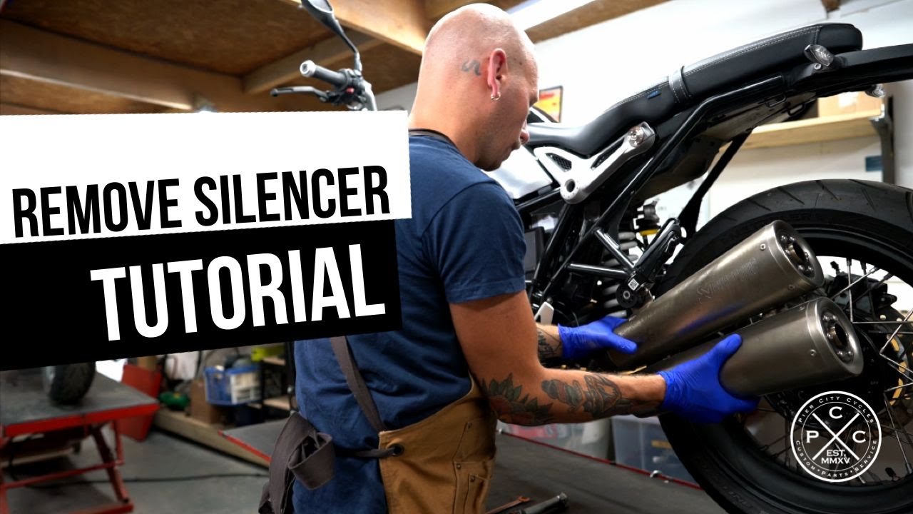 РУКОВОДСТВО ПО PIER CITY CYCLES — Снятие и установка глушителя выхлопной системы BMW R9T