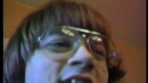 October 1990 Vlog --(Weird Paul) Original Vlogger VHS HOME MOVIES