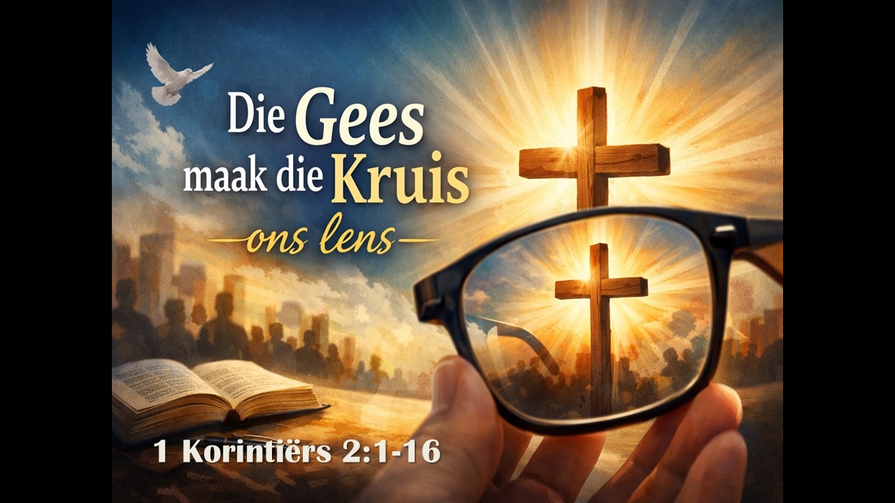 Die Gees maak die Kruis ons lens