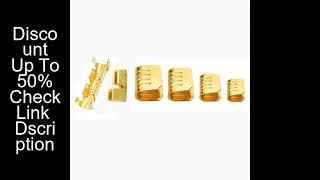 100\/200\/500\/Pcs  U-Shaped Copper Wire Crimps H62 Brass Wire Buckle  Fascia Butt Terminal Quick Conne