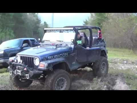 Lifted Jeeps Stuck/Making Friends/Winch-Tree FAIL