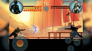 Shadow Fight 2 - WASP | FOURTH BOSS Full Battle screenshot 4