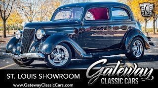 1936 Ford Humpback 2 Door Sedan For Sale Gateway Classic Cars St. Louis  #8279