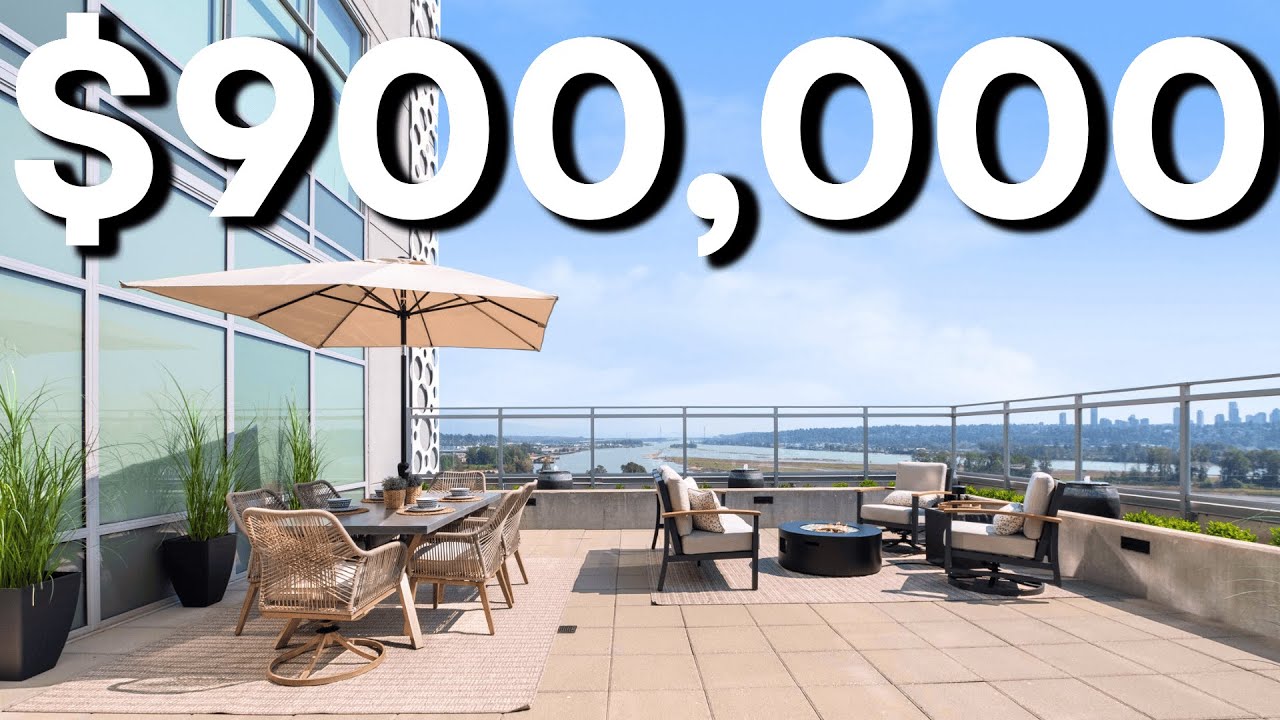 TOURING This $900,000 Designer Sub-Penthouse With INSANE Water & Mountain Views