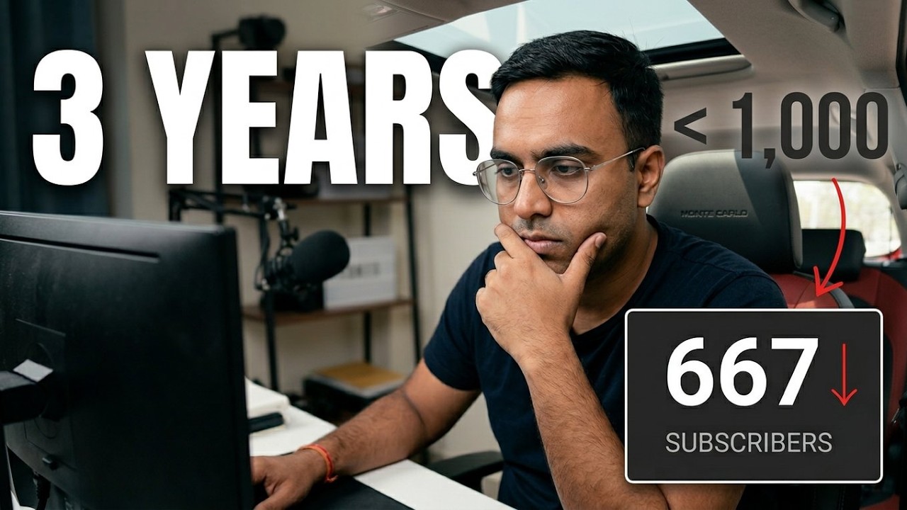 Sub Years 3 Years on YouTube & Still Under 1K Subs… Here's How It Really Feels ...