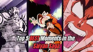 Top 5 BEST Moments in the Saiyan Saga! | DBZ