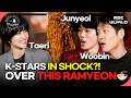 [K-ACTOR] Kim Woo Bin, Kim Tae Ri, Ryu Jun Yeol &amp; More React to This Ramyeon 🍜🔥#KActor #Ramyeon