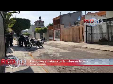 VIDEO Es perseguido y asesinado a tiros en Jacona