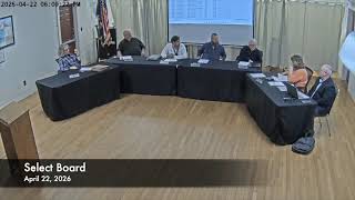 Select Board - April 22, 2026