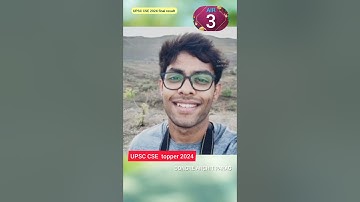 DONGRE ARCHIT PARAG AIR 3 / UPSC CSE result 2024 out/ UPSC toppers #civilserviceexam  rank 3
