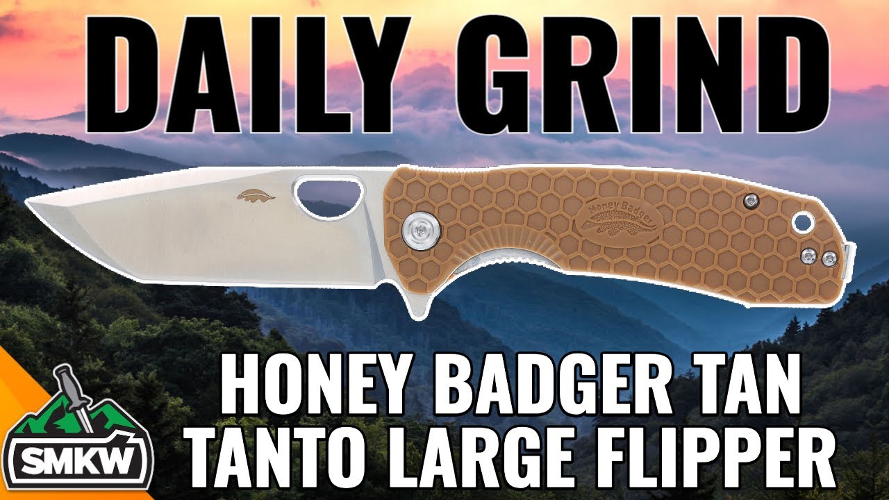 Honey Badger Tan Tanto Large