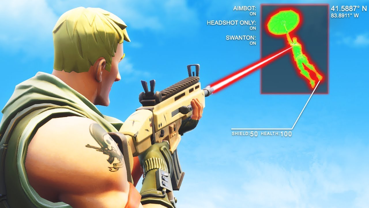 how to get aimbot in fortnite may 2018