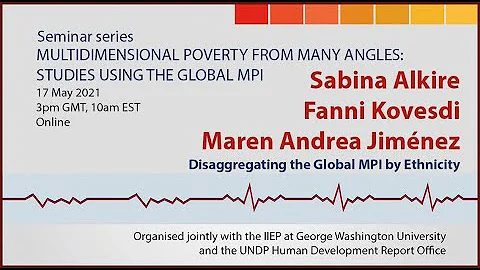 Disaggregating the Global MPI by Ethnicity feat. S...