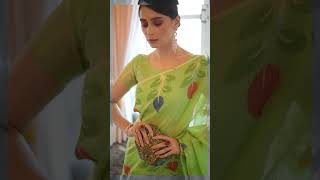 Beat The Heat In Style Cool & Breathable Linen Sarees Elora